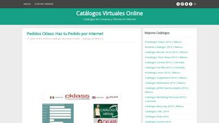 
                            2. Pedidos Cklass: Haz tu Pedido por Internet - Catálogos Virtuales Online