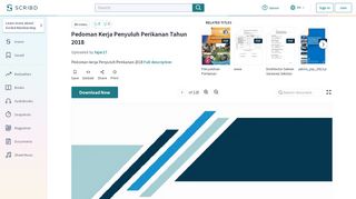 
                            12. Pedoman Kerja Penyuluh Perikanan Tahun 2018 - Scribd