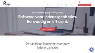 
                            3. Peepl - ledenadministratie en communicatie in één online tool