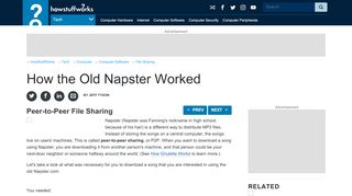 
                            13. Peer-to-Peer File Sharing - How the Old Napster Worked ...