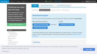 
                            9. PeerJ - About - Author Instructions