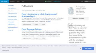 
                            13. PeerJ - About - Our Publications