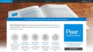 
                            3. PeerJ - Computer Science journal
