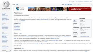 
                            4. Peerspace - Wikipedia