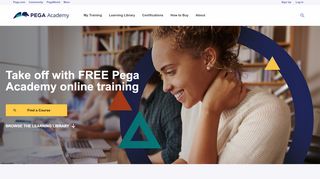 
                            3. Pega Academy: Homepage