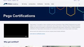 
                            3. Pega Certifications | Pega Academy