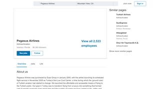 
                            11. Pegasus Airlines | LinkedIn