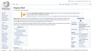 
                            9. Pegasus Mail - Wikipedia