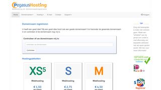 
                            3. Pegasushosting: Professionele web hosting. Is uw domeinnaam nog ...