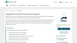 
                            1. Pegasystems :: Pearson VUE