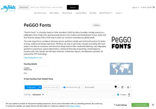 
                            11. PeGGO Fonts « MyFonts