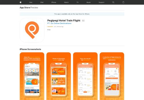 
                            4. Pegipegi Hotel Train Flight on the App Store - iTunes - Apple