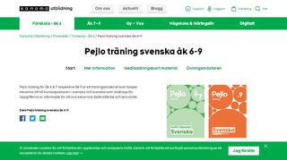 
                            1. Pejlo träning svenska åk 6-9 — Sanoma