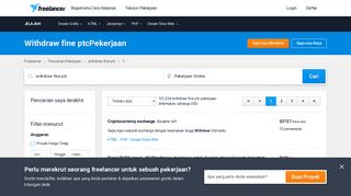 
                            11. Pekerjaan Withdraw fine ptc, Pekerjaan | Freelancer