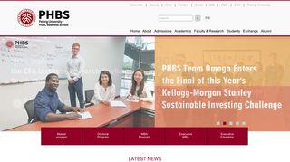 
                            1. Peking University HSBC Business School(PHBS)