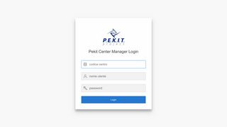 
                            1. PEKIT Center Manager - Login