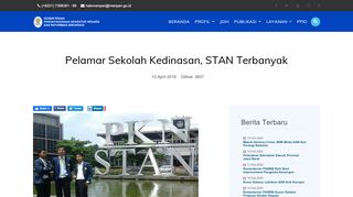 
                            13. Pelamar Sekolah Kedinasan, STAN Terbanyak