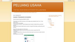 
                            12. PELUANG USAHA: DASAR TRANSAKSI DI BUMSS