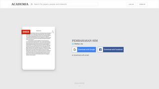 
                            12. PEMBAHASAN-SIM | Starkyu Joy - Academia.edu
