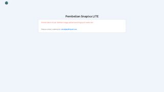 
                            11. Pembelian Snapixa LITE - Silahkan Login - Digital Product Sale