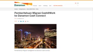 
                            4. Pemberitahuan Migrasi Cash@Work ke Danamon ... - Bank Danamon