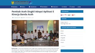 
                            4. Pemkab Aceh Singkil Adopsi Aplikasi E Kinerja Banda Aceh ...