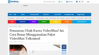 
                            4. Penasaran Ubah Kuota VideoMax? Ini Cara Benar Menggunakan ...