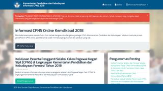 
                            9. Pendaftaran Calon Pegawai Negeri Sipil Kementerian Pendidikan ...