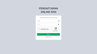 
                            11. Pendaftaran KKN Online| Login Mahasiswa