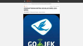 
                            1. PENDAFTARAN MITRA GO-BLUE BIRD (GO-BIRD) - AtmaGo