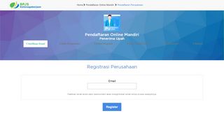 
                            3. Pendaftaran Online Mandiri - BPJS Ketenagakerjaan