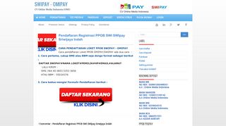 
                            7. Pendaftaran Registrasi PPOB SWI SWIpay Sriwijaya Indah | SWIPAY ...