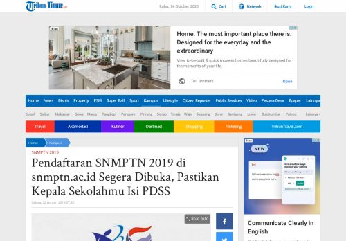 
                            11. Pendaftaran SNMPTN 2019 di snmptn.ac.id Segera Dibuka, Pastikan ...