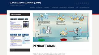 
                            12. PENDAFTARAN | UJIAN MASUK MANDIRI (UMM) - umm-polsri