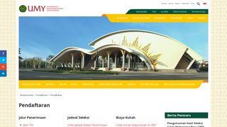 
                            2. Pendaftaran | Universitas Muhammadiyah Yogyakarta - UMY