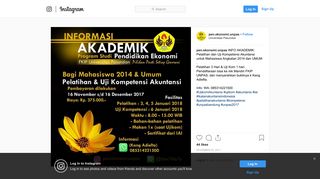 
                            11. Pendidikan Ekonomi FKIP UNPAS on Instagram: “INFO AKADEMIK ...