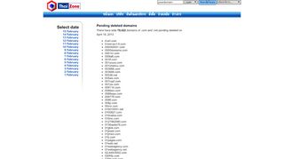 
                            8. Pending deleted domain - April 18, 2013 - ThaiZone