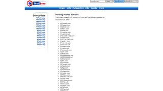 
                            10. Pending deleted domain - December 24, 2008 - ThaiZone