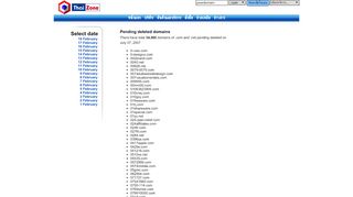 
                            13. Pending deleted domain - July 07, 2007 - ThaiZone