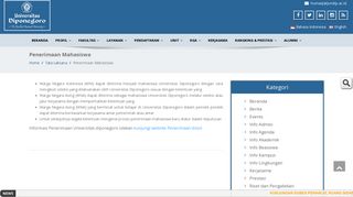 
                            5. Penerimaan Mahasiswa – Universitas Diponegoro