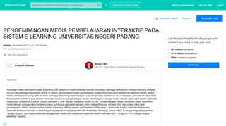 
                            8. pengembangan media pembelajaran interaktif pada sistem e-learning ...