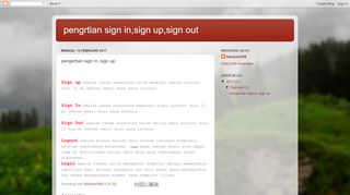 
                            2. pengertian sign in, sign up - pengrtian sign in,sign up,sign out