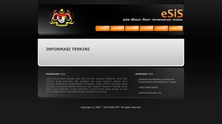 
                            7. Pengguna eSIS - eSIS - Sumber Maklumat PPPT