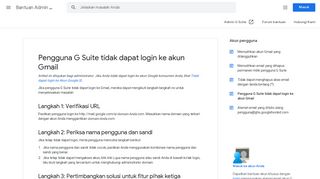 
                            2. Pengguna G Suite tidak dapat login ke akun Gmail ... - Google Support