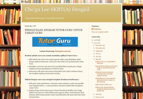 
                            10. PENGGUNAAN APLIKASI TUTOR GURU UNTUK TABLET ...