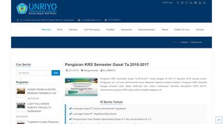 
                            4. Pengisian KRS Semester Gasal Ta.2016-2017-Universitas Respati ...