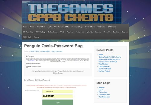 
                            7. Penguin Oasis-Password Bug | - thegame4748 - WordPress.com