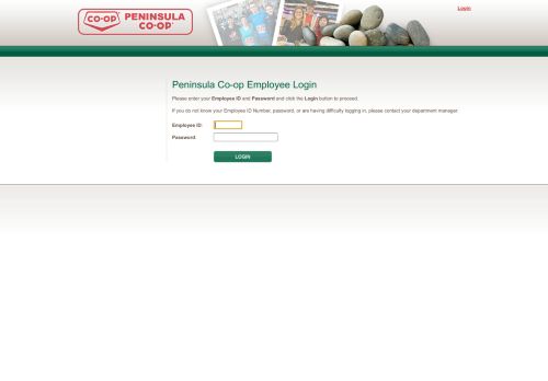 
                            6. Peninsula Co-op Employee Login