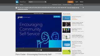 
                            13. Penn Foster - Encouraging Community Self-Service - SlideShare