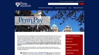 
                            6. Penn.Pay - Student Registration and Financial Services - University of ...